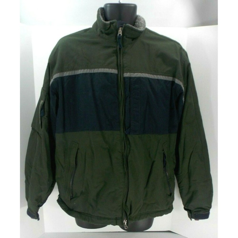 Abercrombie & Fitch Men's SMALL  Lined Weatherproof Performance Jacket Green Vtg